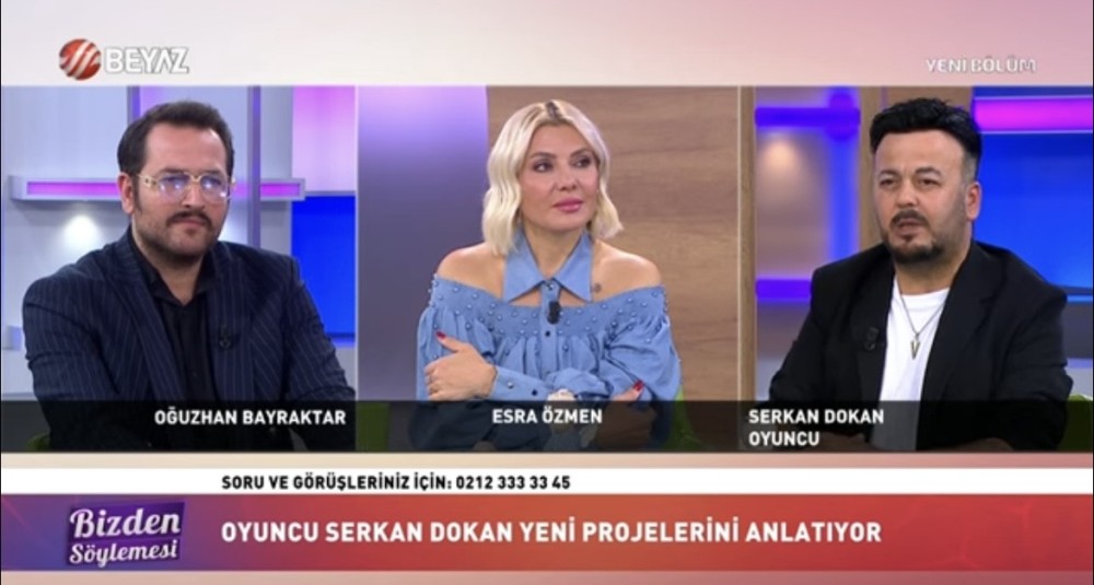 serkan dokan beyaz tv de 